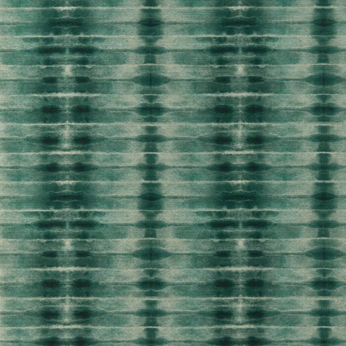 Etera Wallpaper - Teal fabric swatch W0167/03