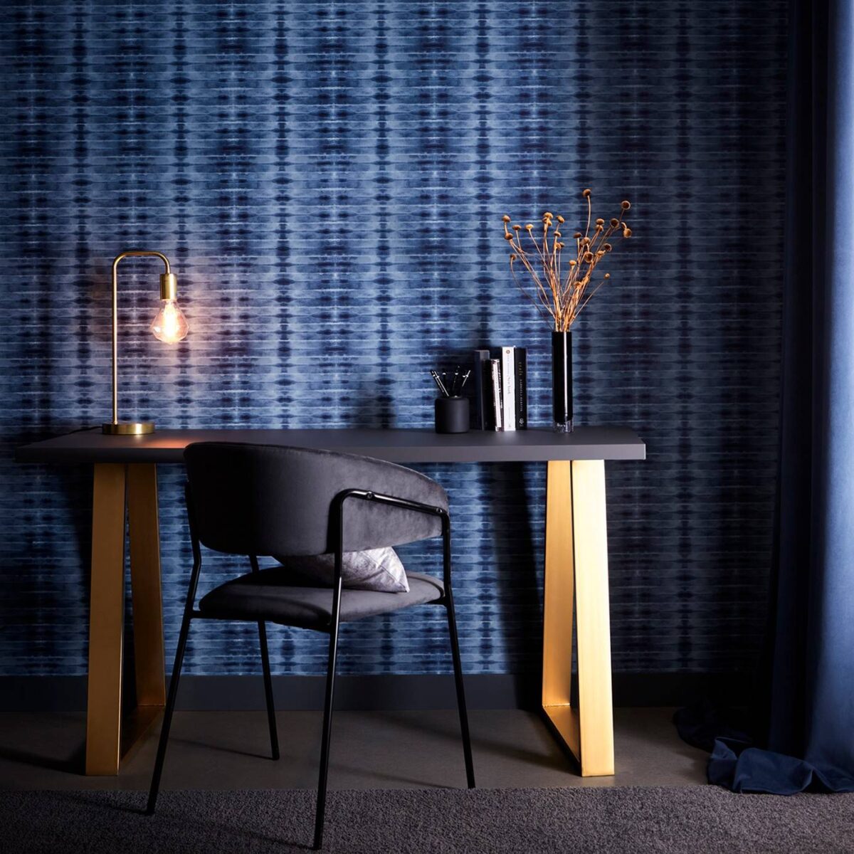 Etera Wallpaper - Teal from