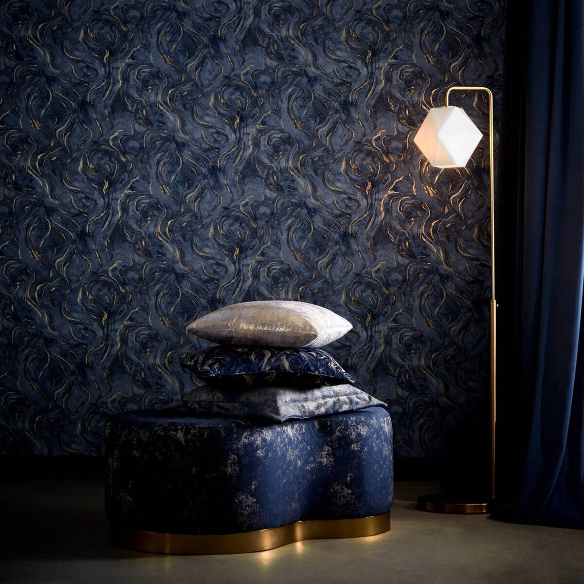 Lavico Wallpaper - Teal by Lavico Wallpaper - Teal from