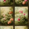 green botanical wallpaper from clarke & clarke