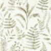 white botanical wallpaper from clarke & clarke