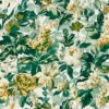 green botanical wallpaper from clarke & clarke