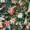 multicolour botanical wallpaper from clarke & clarke