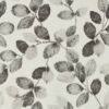 black-grey botanical wallpaper from clarke & clarke