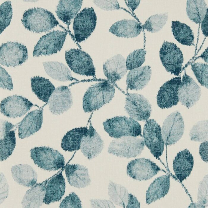 rthia Wallpaper - Denim / Linen fabric swatch W0159/02