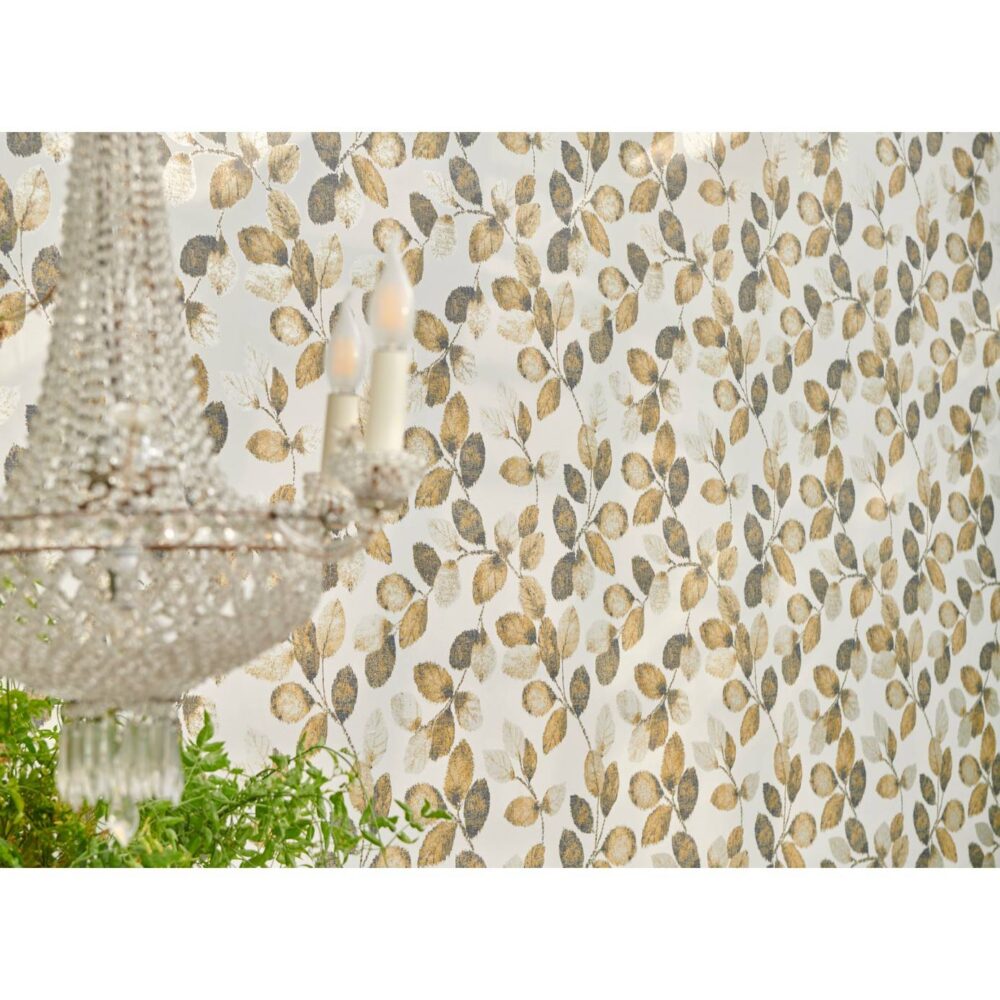 rthia Wallpaper - Pewter / Gold by rthia Wallpaper - Pewter / Gold from