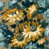 blue botanical wallpaper from clarke & clarke
