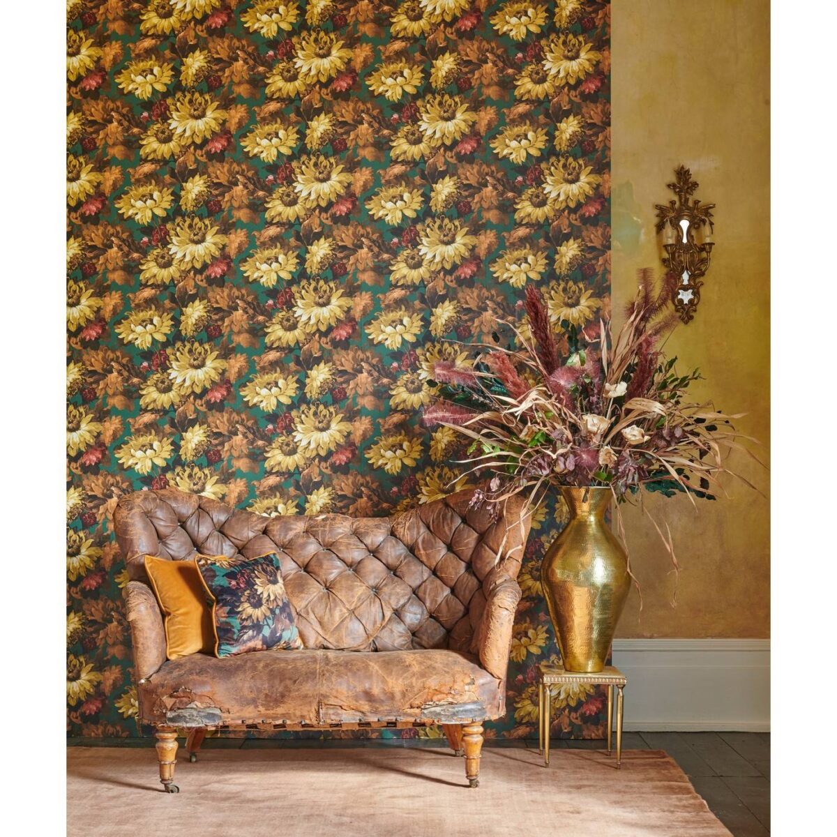 Sunforest Wallpaper - Gilver / Denim by Sunforest Wallpaper - Gilver / Denim from