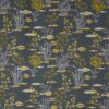 black-grey animal cotton fabric from Prestigious Textiles