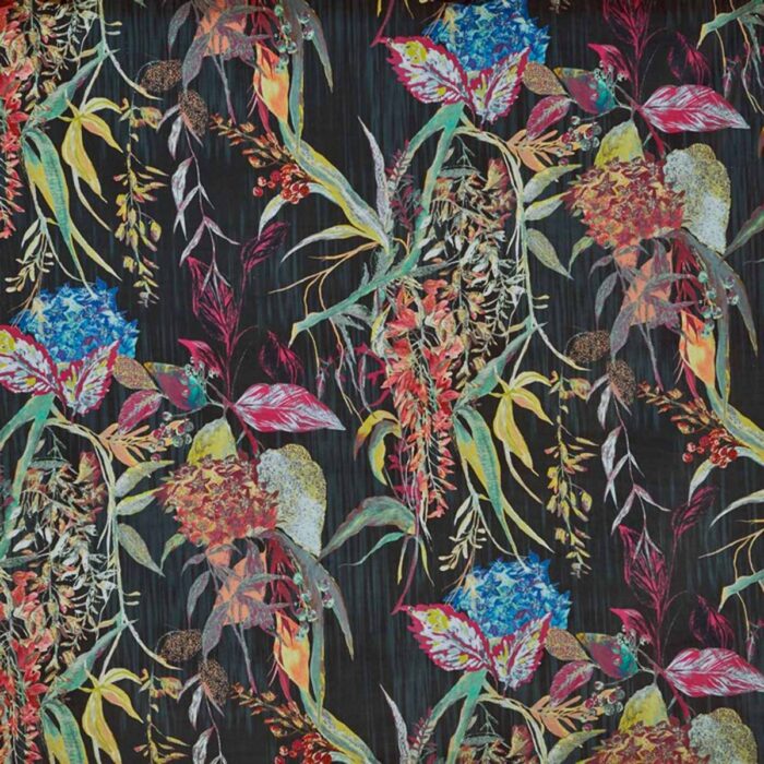 Botanist Fabric - Ebony swatch