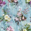 blue botanical wallpaper from designers guild