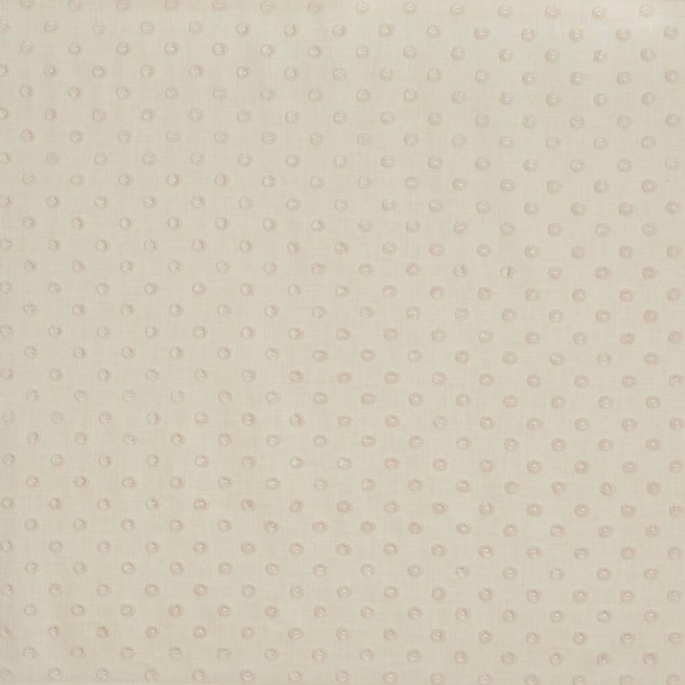 white spotted embroideried fabric from Prestigious Textiles