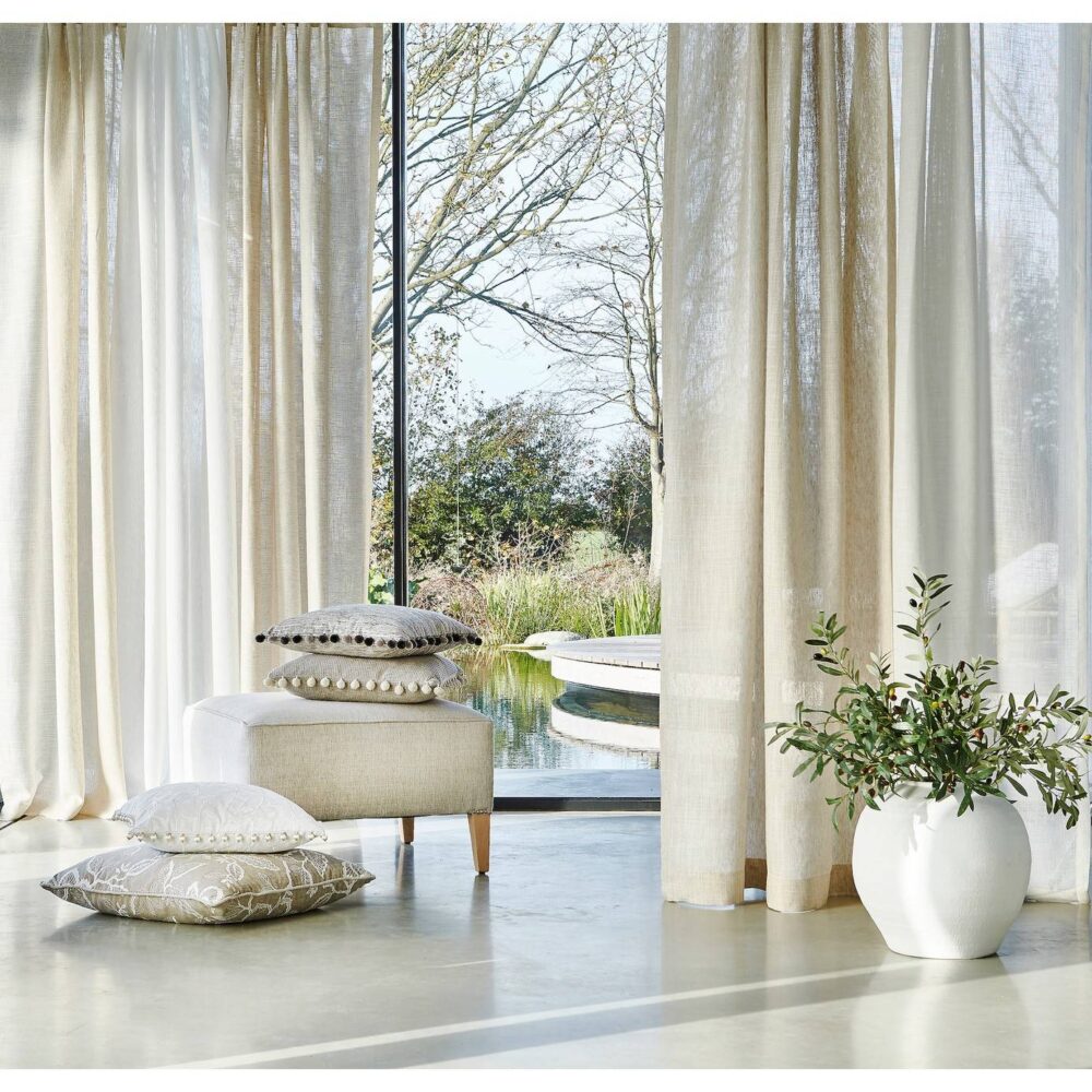 Reed Fabric - Pewter by Reed Fabric - Pewter from