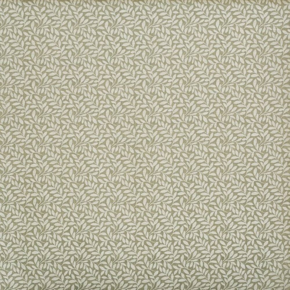 Sapling Fabric - Basil by green botanical jacquard fabric from Prestigious Textiles
