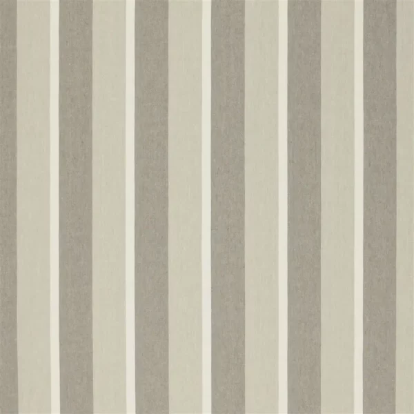 Brera Striscia Fabric - Natural by neutral striped linen fabric from Designers Guild
