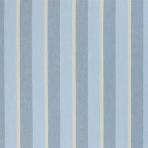 blue striped linen fabric from Designers Guild