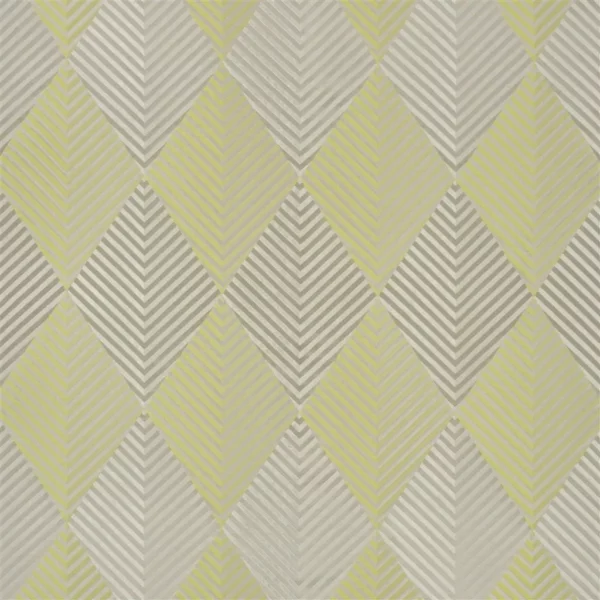 Chaconne Fabric - Acacia by green contemporary jacquard fabric from Designers Guild