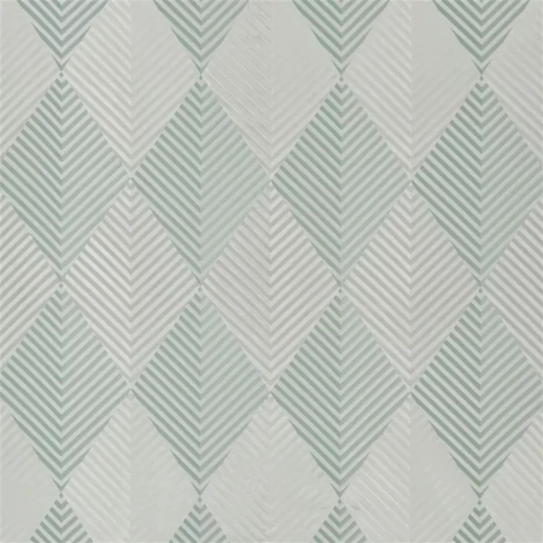 green contemporary jacquard fabric from Designers Guild