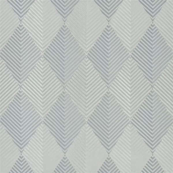 Chaconne Fabric - Delft by black-grey contemporary jacquard fabric from Designers Guild