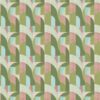 green geometric cotton fabric from Prestigious Textiles