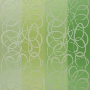green contemporary silk-satin fabric from Designers Guild