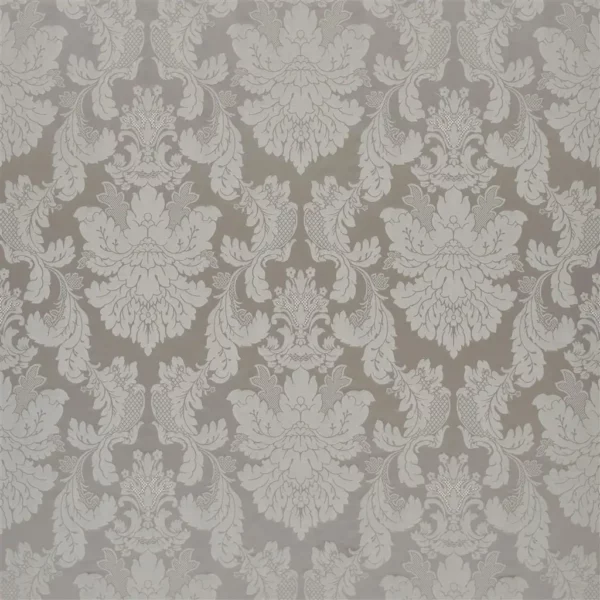 black-grey traditional jacquard fabric from Designers Guild