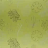 green botanical embroideried fabric from Designers Guild