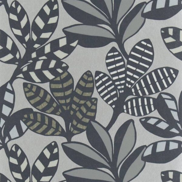 Tanjore Wallpaper - Graphite from