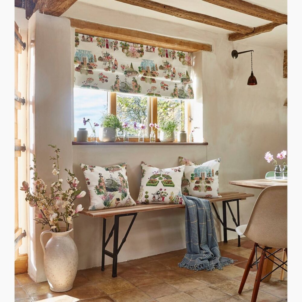 Potting Shed Fabric - Bluebell from