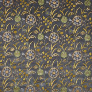 multicolour botanical embroideried fabric from Prestigious Textiles