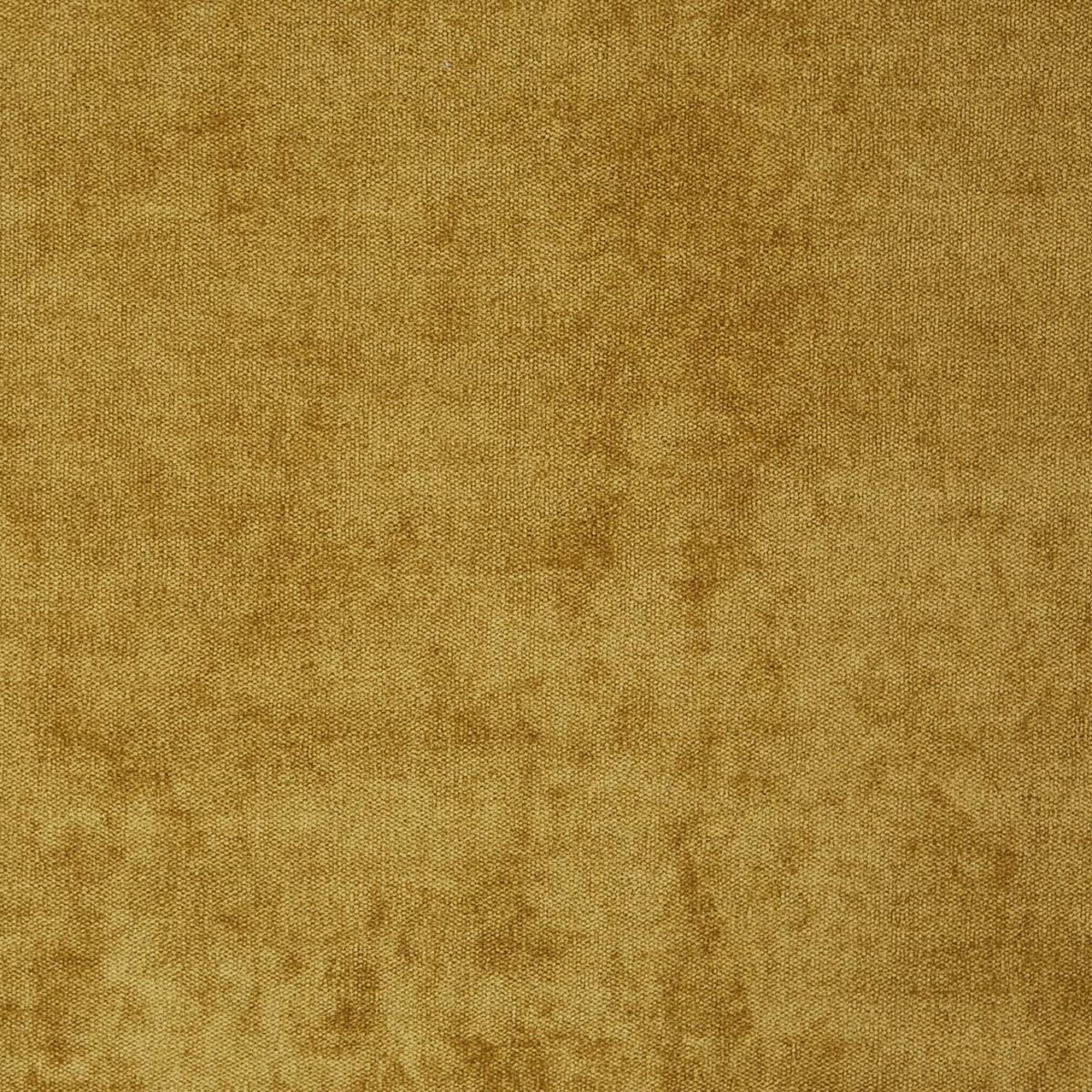 Bravo Fabric - Gold by yellow plain velvet-chenille fabric from Prestigious Textiles
