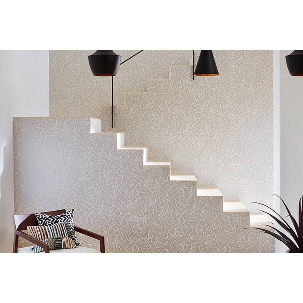 Mitende Wallpaper - Oyster / Gold by Mitende Wallpaper - Oyster / Gold from