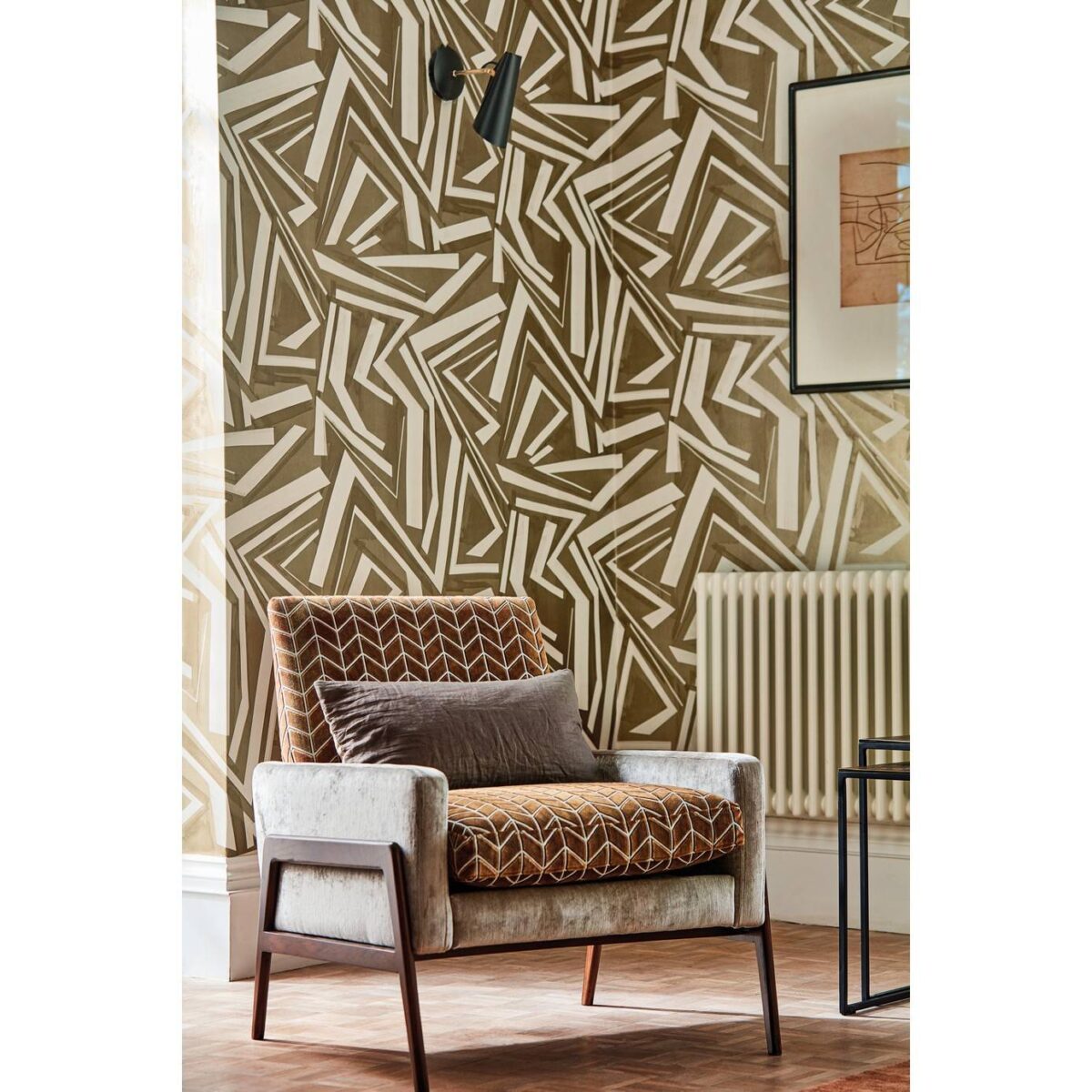 Transverse Wallpaper - Bronze from