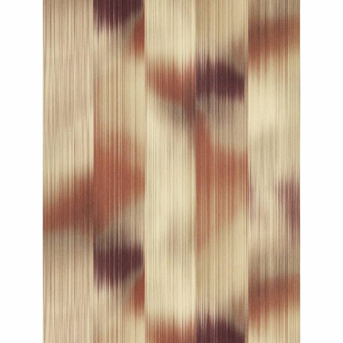 Oscillation Wallpaper - Rosewood / Fig swatch