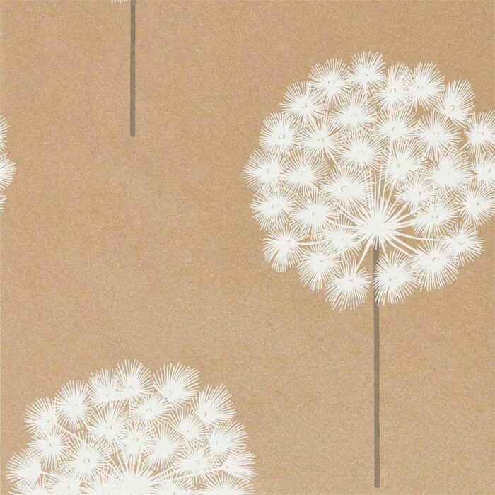 Amity Wallpaper - Brass / Pewter swatch