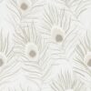 black-grey botanical wallpaper from harlequin