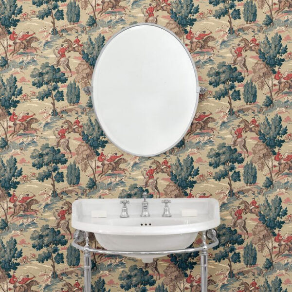 Tally Ho! Wallpaper - Sage by Tally Ho! Wallpaper - Sage from