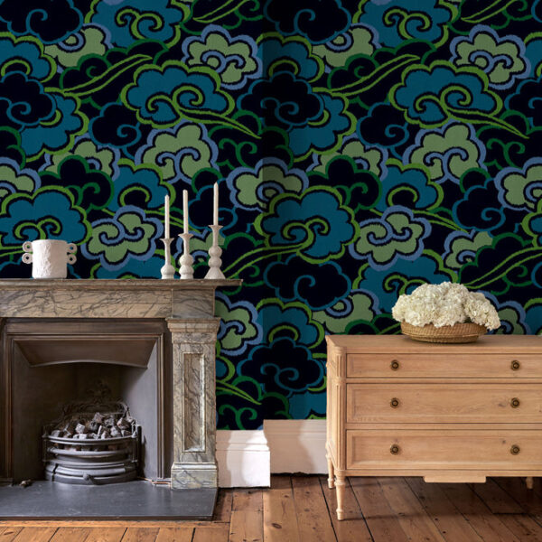 Kimono Dreams Wallpaper - Moss from