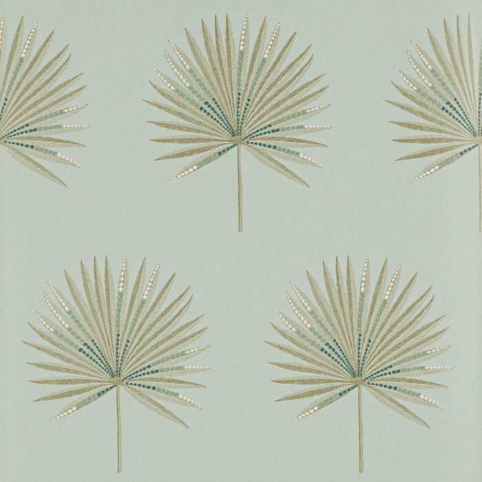 Fortunei Wallpaper - Aqua swatch