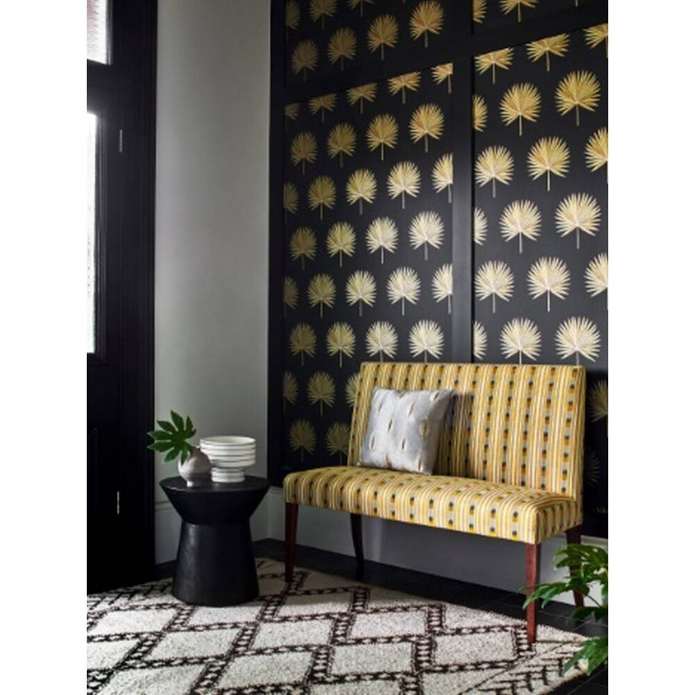 Fortunei Wallpaper - Black / Gold by Fortunei Wallpaper - Black / Gold from