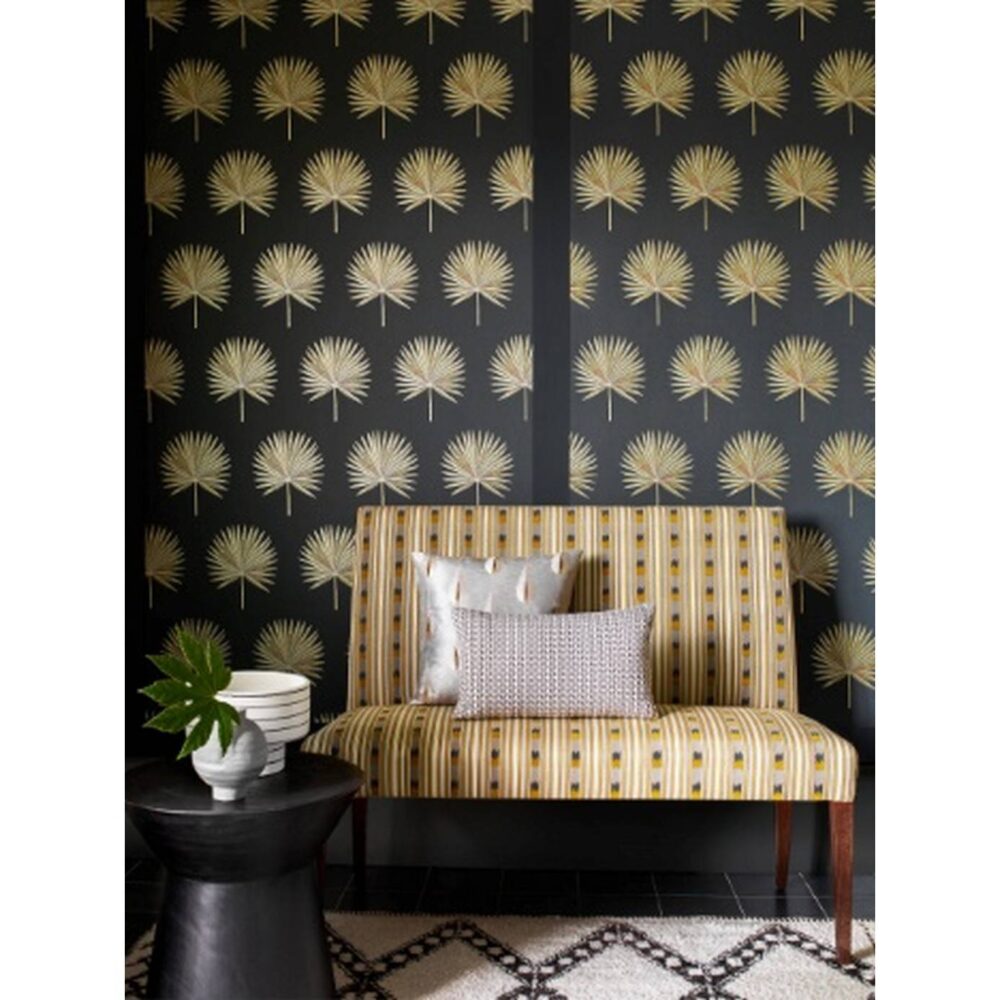 Fortunei Wallpaper - Black / Gold by Fortunei Wallpaper - Black / Gold from