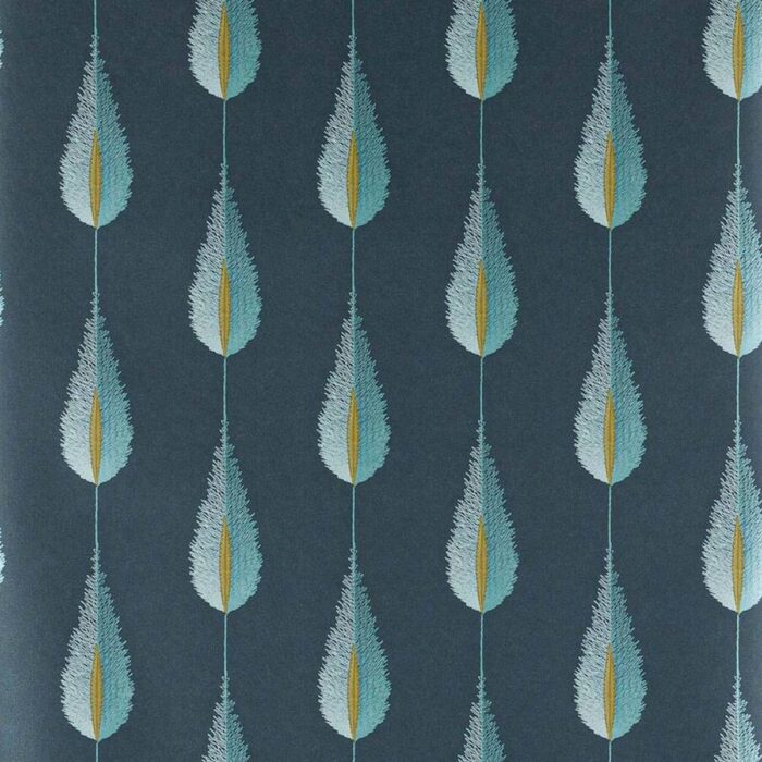 Plato Wallpaper - Peacock swatch