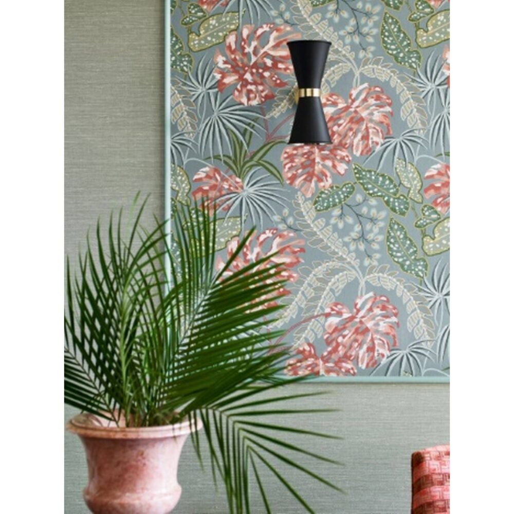 Rousseau Wallpaper - Midnight / Teal by Rousseau Wallpaper - Midnight / Teal from