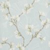 blue botanical wallpaper from jane churchill
