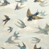 blue animal wallpaper from john derian