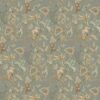 black-grey botanical wallpaper from linwood fabrics