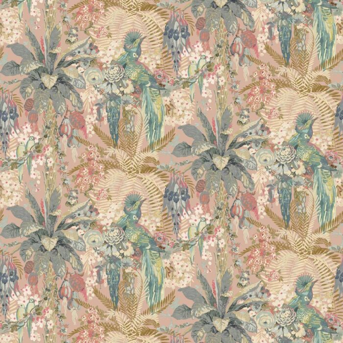 Rainforest Rabble Wallpaper - Candy swatch