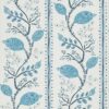 blue botanical wallpaper from nina campbell