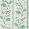blue botanical wallpaper from nina campbell