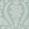 blue botanical wallpaper from nina campbell